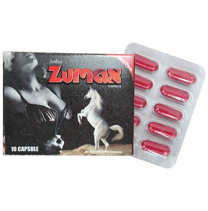 Ambey Ayurved Zumax Capsule - Classic Derma