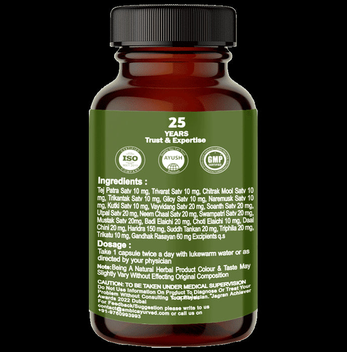 Ambic Aliant Vegetarian Capsule (60 Each)