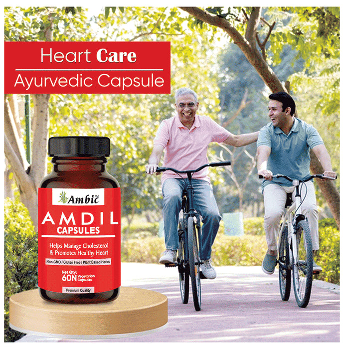 Ambic Amdil Vegetarian Capsule (60 Each)