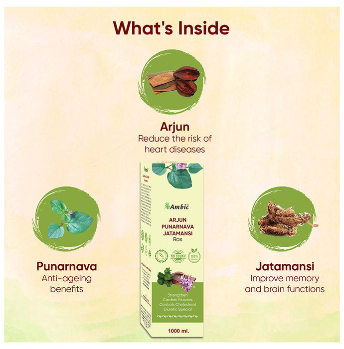 Ambic Arjun Punarnava Jatamansi Ras