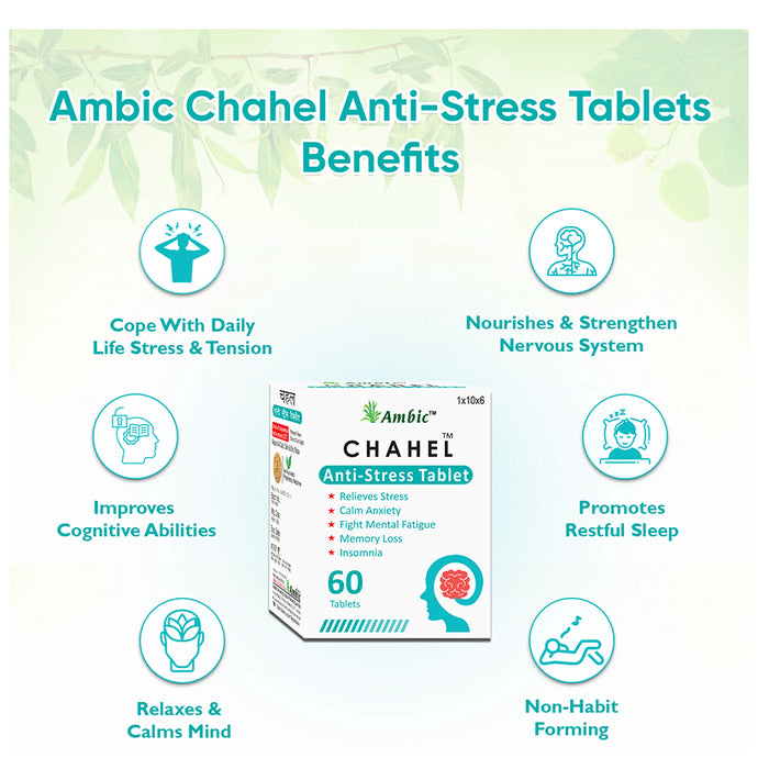 Ambic Chahel Anti-Stress Tablet