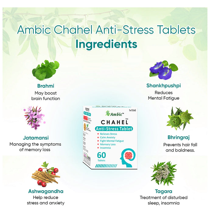 Ambic Chahel Anti-Stress Tablet