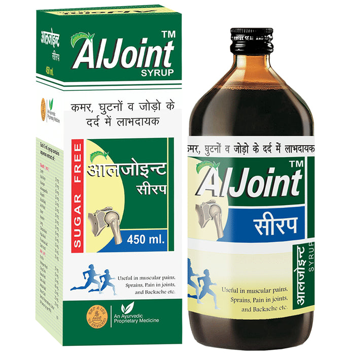 Ambic Combo Pack of Aljoint Syrup 450ml, Aljoint Pain Relief Oil 100ml and Aljoint Tablet 60