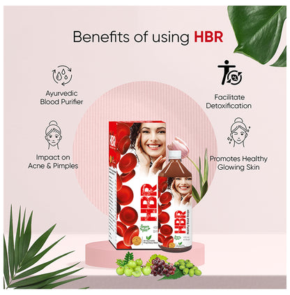 Ambic Combo Pack of HBR Syrup Sugar Free 450ml and Neem Plus Capsule 60