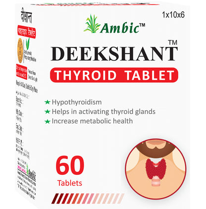 Ambic Deekshant Thyroid Tablet (60 Each) - Classic Derma