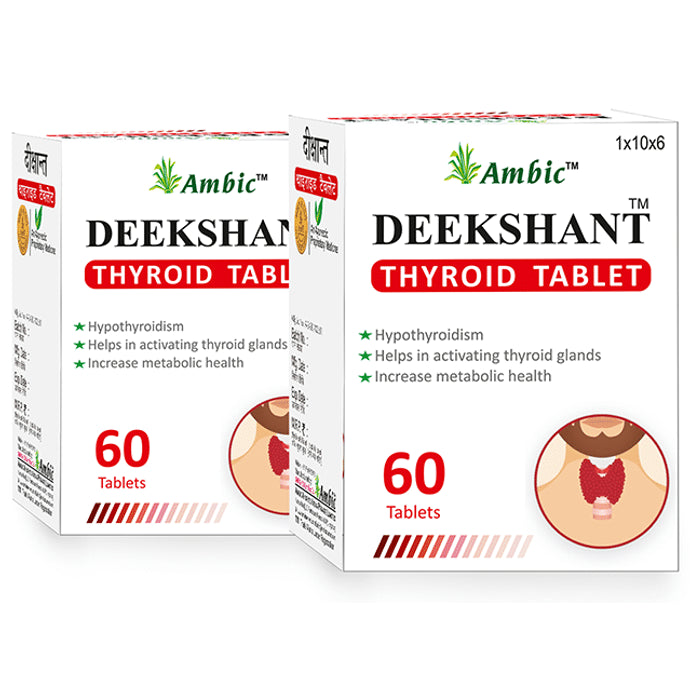 Ambic Deekshant Thyroid Tablet (60 Each) - Classic Derma