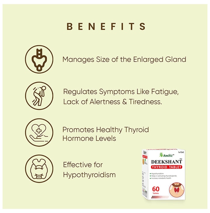 Ambic Deekshant Thyroid Tablet (60 Each)