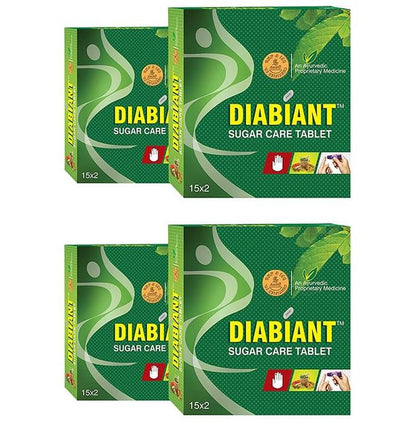 Ambic Diabiant Sugar Care Tablet for Diabetes Care (30 Each) - Classic Derma