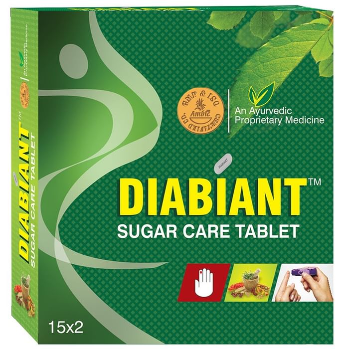Ambic Diabiant Sugar Care Tablet for Diabetes Care (30 Each) - Classic Derma