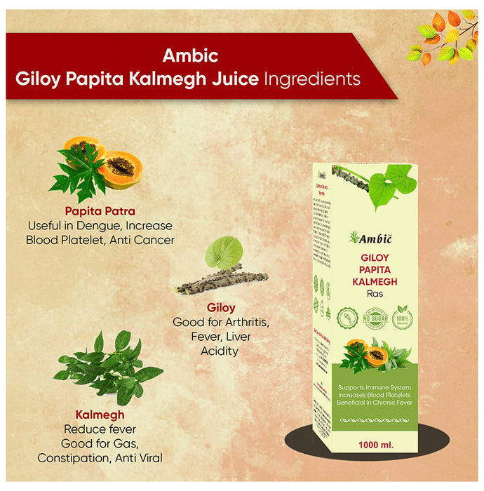 Ambic Giloy Papita Kalmegh Ras