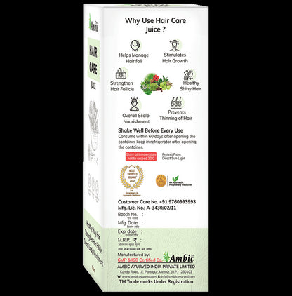 Ambic Hair Care Juice
