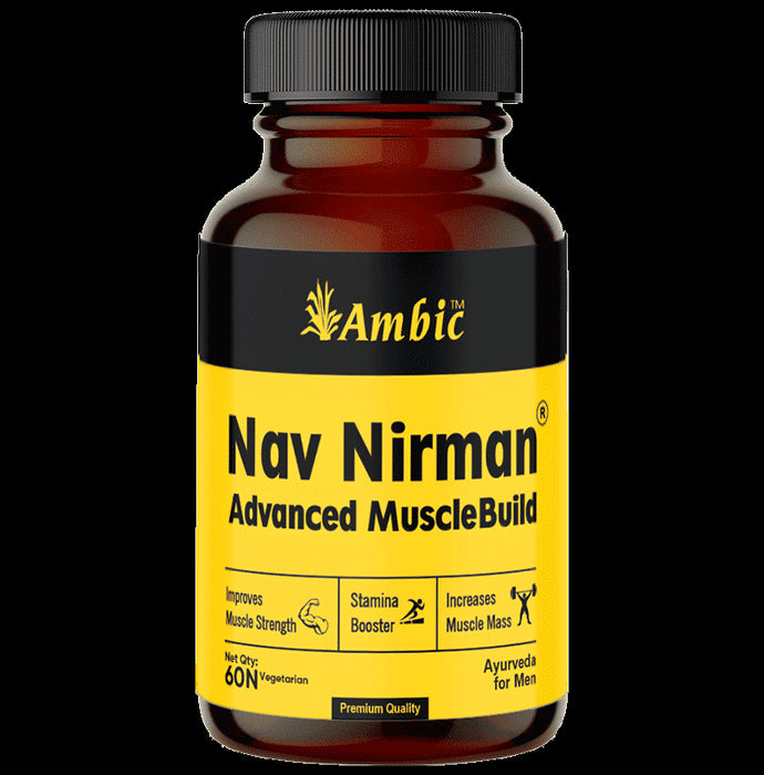 Ambic Nav Nirma Vegetarian Capsule (60 Each) - Classic Derma
