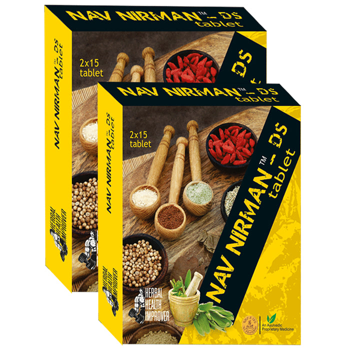 Ambic Nav Nirman-DS Tablet for Muscle Gain (30 Each) - Classic Derma