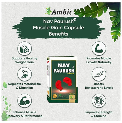 Ambic Nav Paurush Pack of 30 Capsule & 30 Tablet