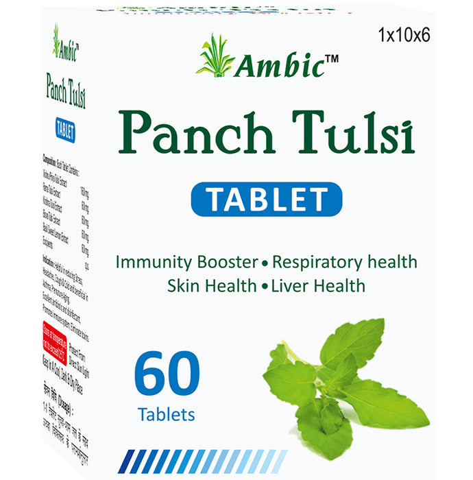 Ambic Panch Tulsi Tablet - Classic Derma