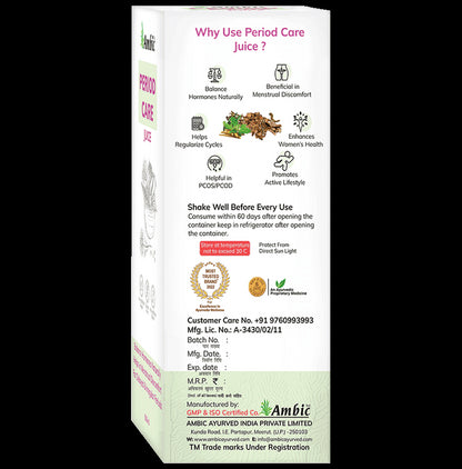 Ambic Period Care Juice