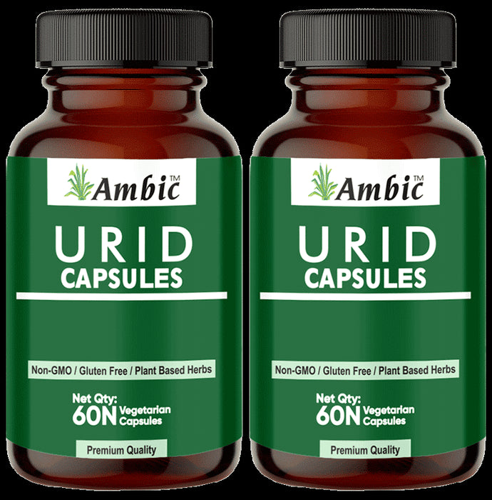 Ambic Urid Vegetarian Capsule (60 Each) - Classic Derma