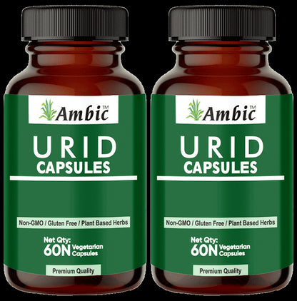 Ambic Urid Vegetarian Capsule (60 Each) - Classic Derma