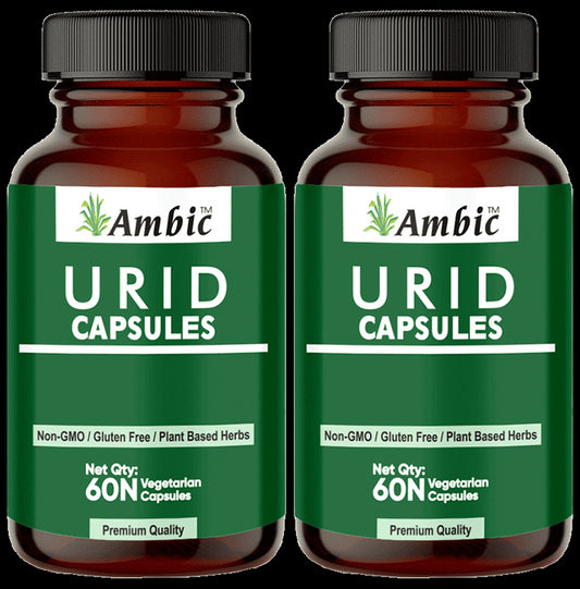 Ambic Urid Vegetarian Capsule (60 Each) - Classic Derma