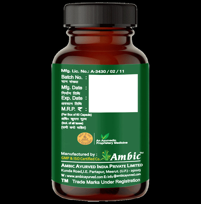 Ambic Urid Vegetarian Capsule (60 Each)