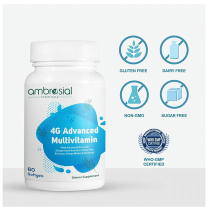 Ambrosial Essentials 4G Advanced Multivitamin Softgels
