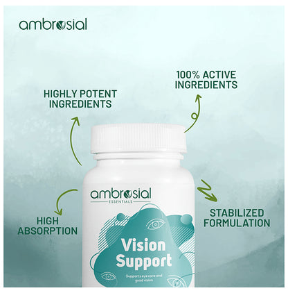 Ambrosial Essentials Vision Support Softgels