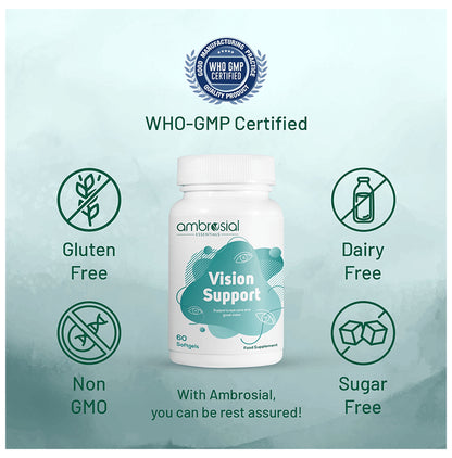 Ambrosial Essentials Vision Support Softgels