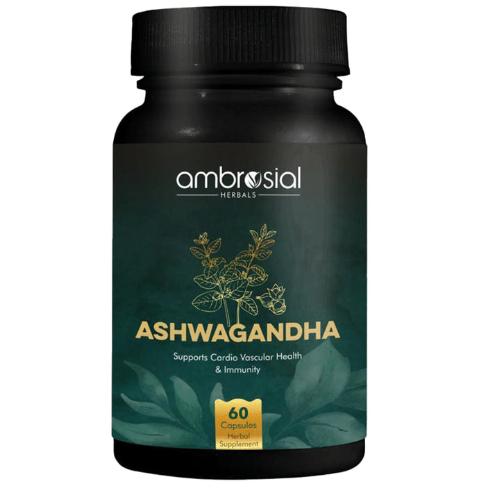 Ambrosial Herbals Ashwagandha Capsule - Classic Derma