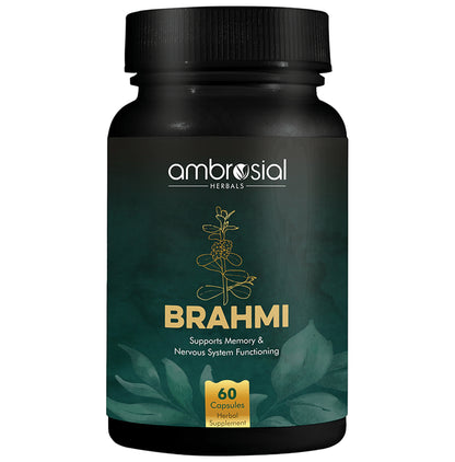 Ambrosial Herbals Brahmi Capsule - Classic Derma