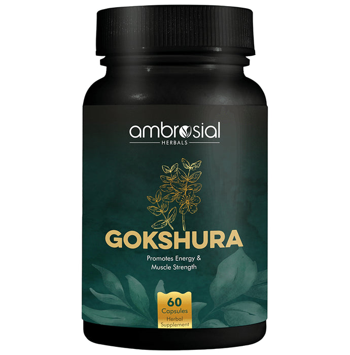 Ambrosial Herbals Gokshura Capsule - Classic Derma