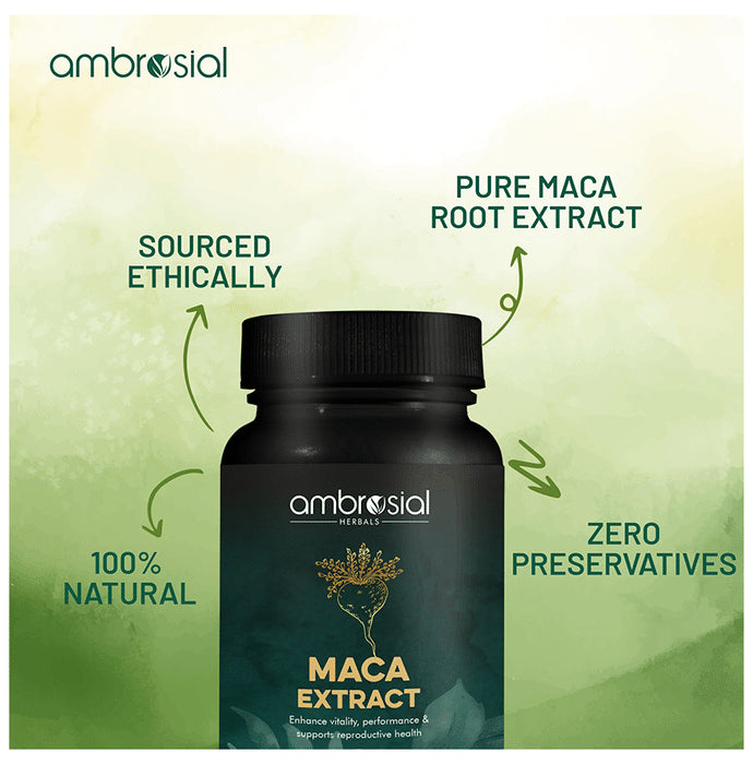 Ambrosial Herbals Maca Extract Capsule