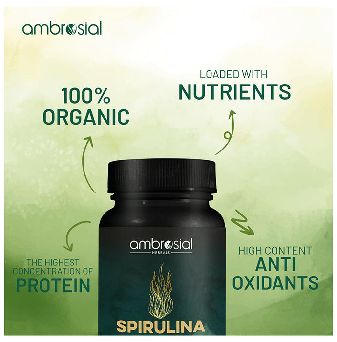 Ambrosial Herbals Spirulina Capsule