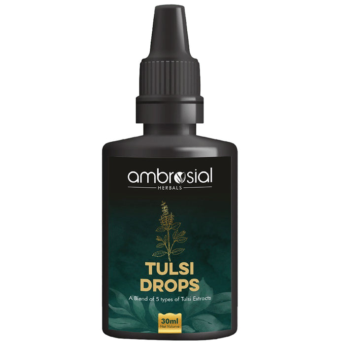 Ambrosial Herbals Tulsi Oral Drops - Classic Derma