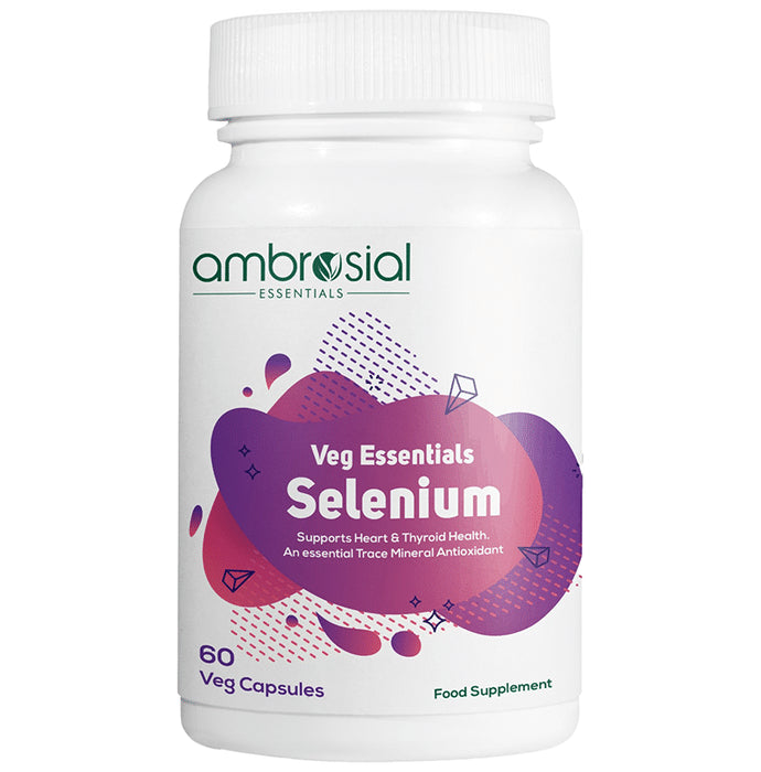 Ambrosial Veg Essentials Selenium Veg Capsule - Classic Derma