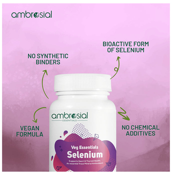 Ambrosial Veg Essentials Selenium Veg Capsule