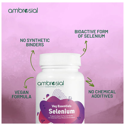 Ambrosial Veg Essentials Selenium Veg Capsule