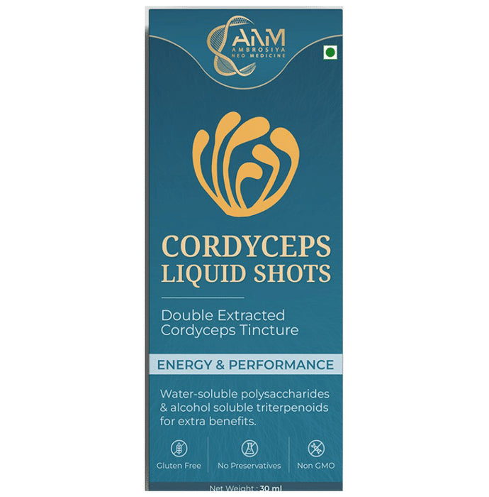 Ambrosiya Cordyceps Liquid Shots - Classic Derma