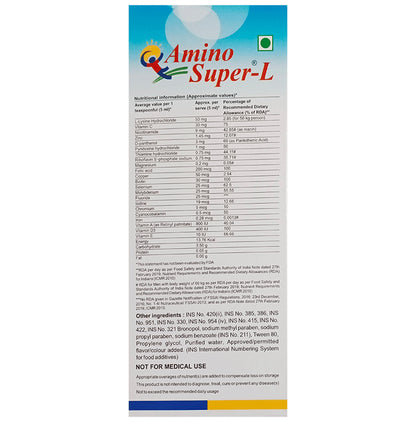 Aminosuper-L Syrup