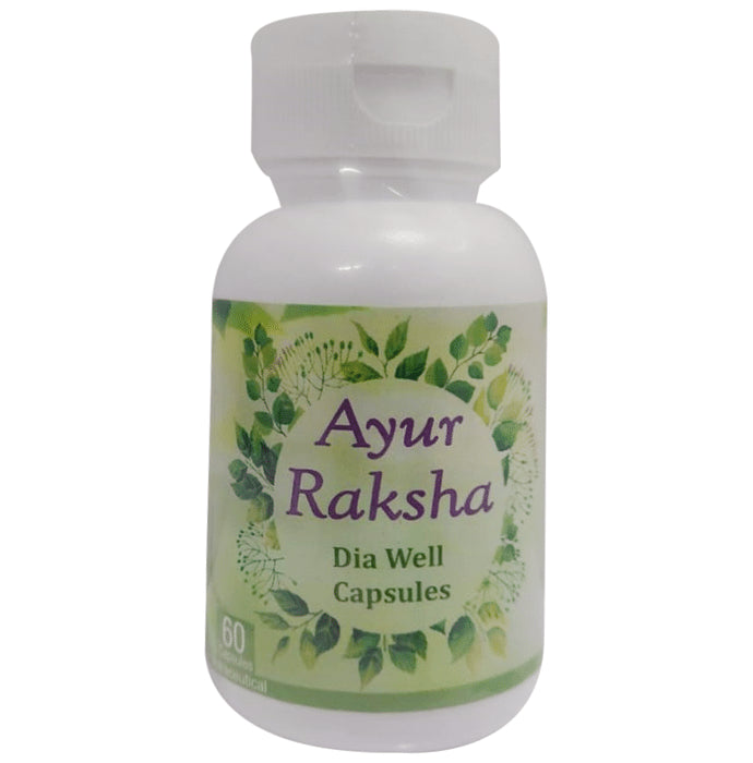 Ayur Raksha Dia Well Capsules - Classic Derma