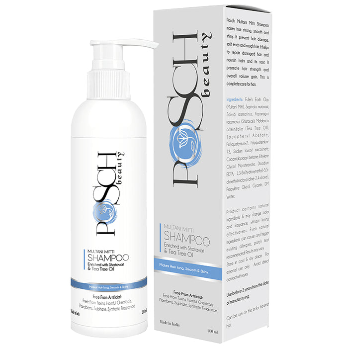 Posch Multani Mitti Shampoo - Classic Derma