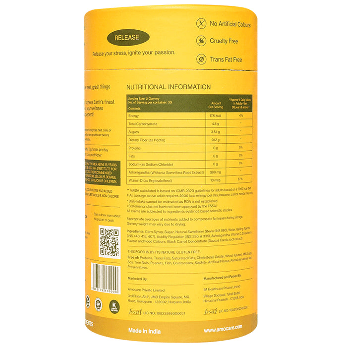 Amocare Happy Place De Stress Gummies for Men