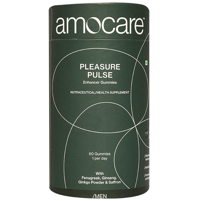 Amocare Pleasure Pulse Enhancer Gummies for Men - Classic Derma