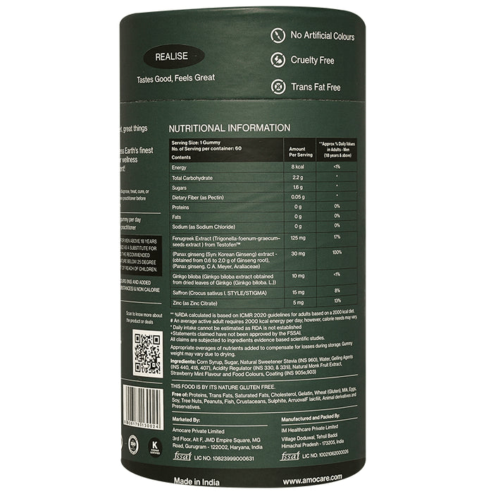 Amocare Pleasure Pulse Enhancer Gummies for Men