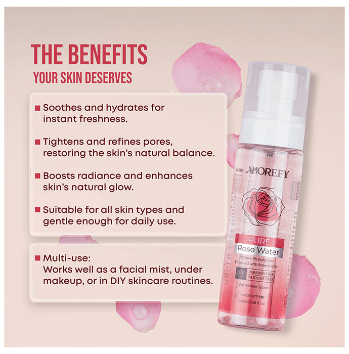 Amorefy Pure Rose Water