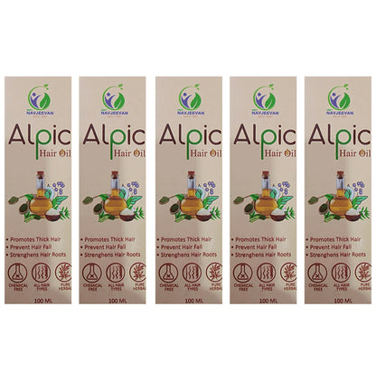 Amrit Navjeevan Alpic Hair Oil (100ml Each) - Classic Derma