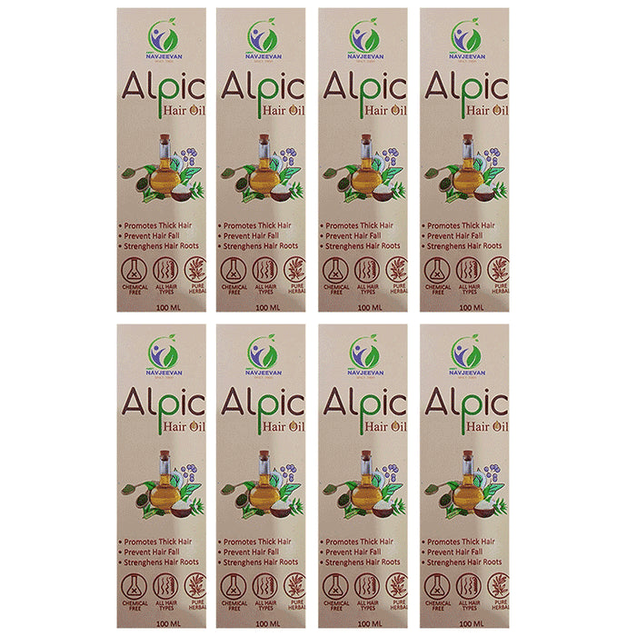 Amrit Navjeevan Alpic Hair Oil (100ml Each) - Classic Derma
