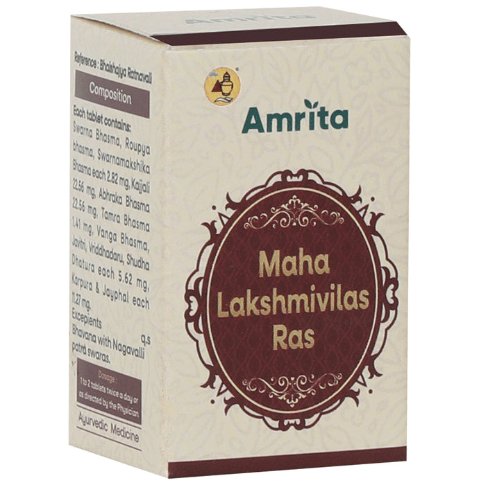 Amrita Maha Laxmivilas Ras Tablet - Classic Derma