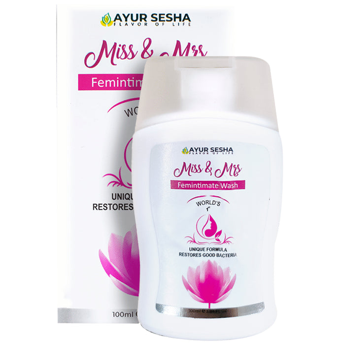 Ayur Sesha Miss & Mrs Intimate Wash - Classic Derma
