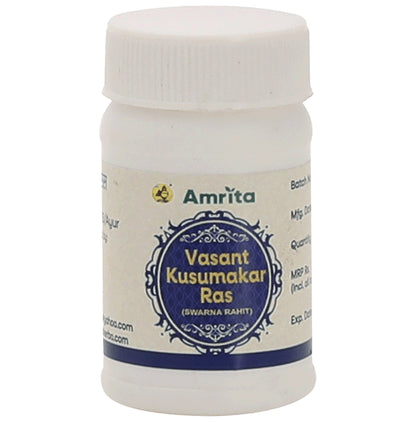 Amrita Vasant Kusumakar Ras Tablet - Classic Derma