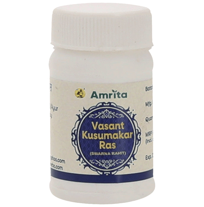 Amrita Vasant Kusumakar Ras Tablet - Classic Derma